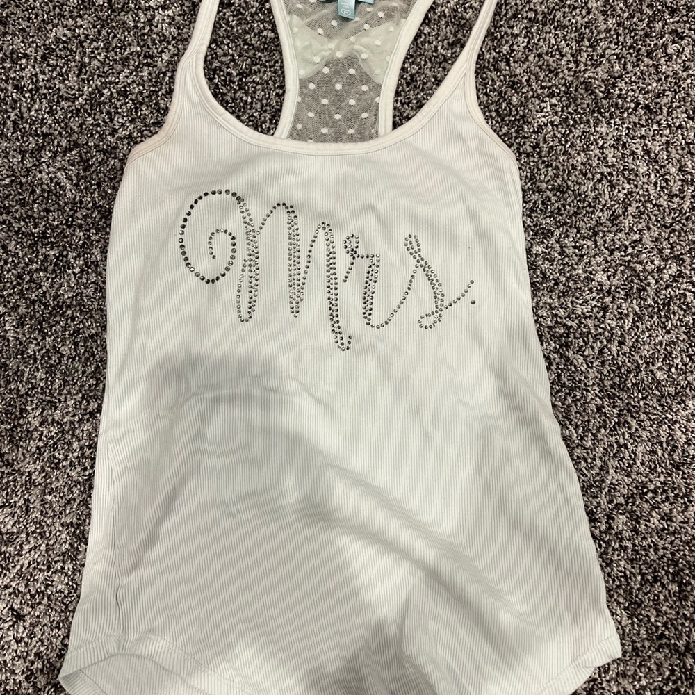 Betsey Johnson Sleeveless Embellished Tank Top